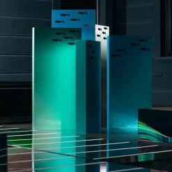 Scultura Bosco D'Acqua 140cm-Altezza Azzurra