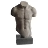 Scultura ceramica Torso di Discophoros con base