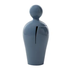 Scultura Da in Ceramica Azzurra