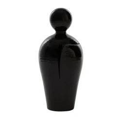Scultura Da in Ceramica Nera