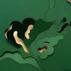 Scultura da parete Amore di Matteo Cibic