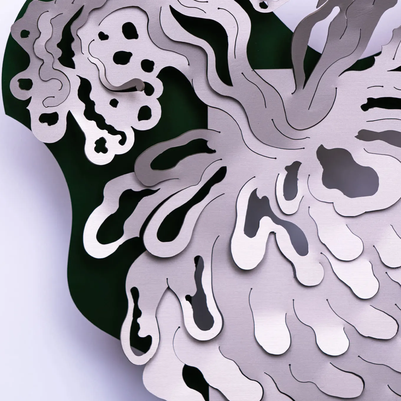 Scultura da parete Psiche di Matteo Cibic