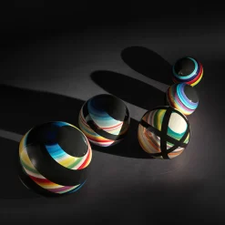 Scultura decorativa Kosmos F in ceramica di Jean-Christophe Clair