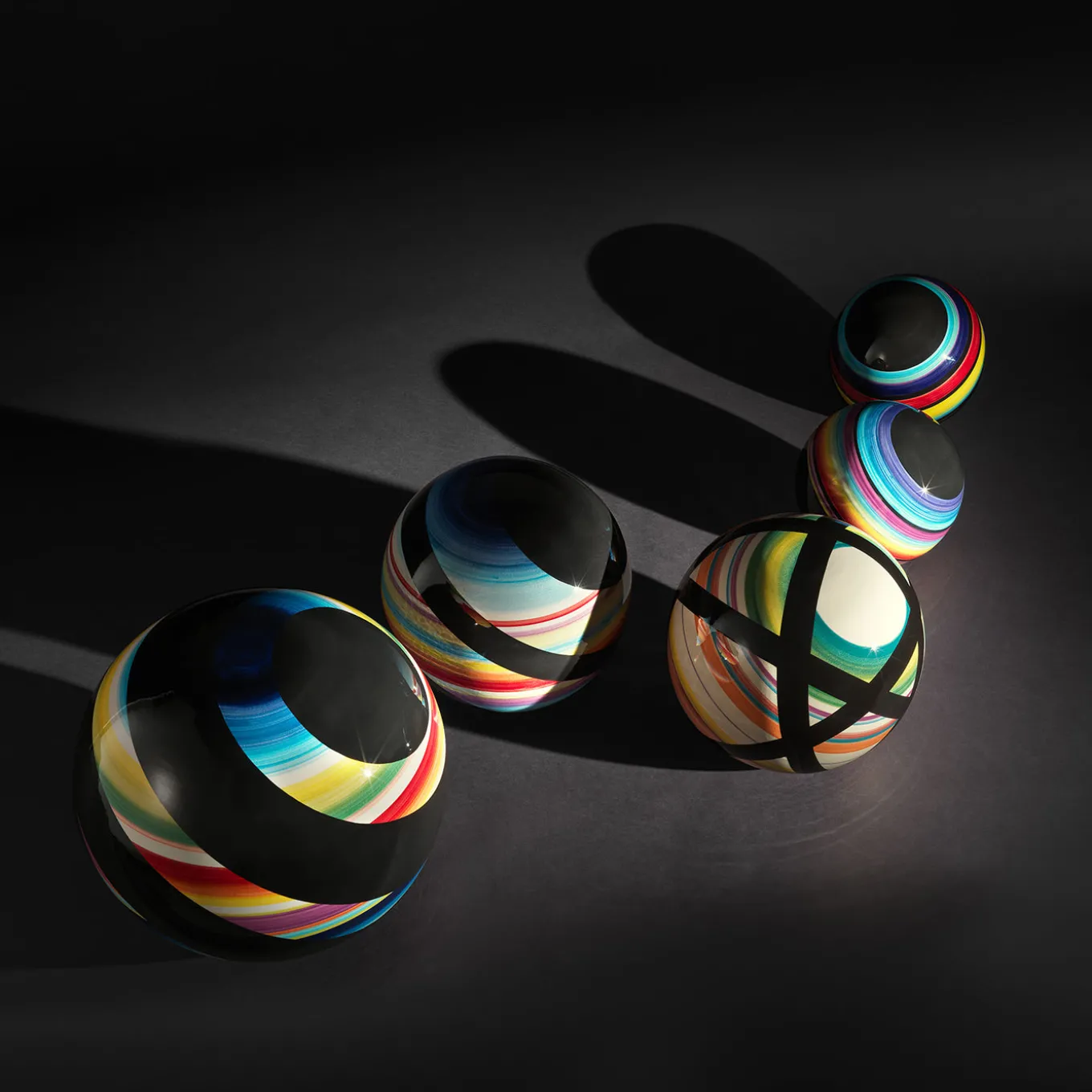 Scultura decorativa Kosmos F in ceramica di Jean-Christophe Clair