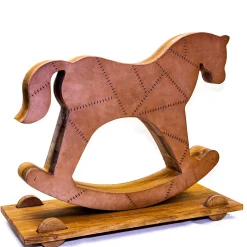 Scultura di cavallo a dondolo Isabelle