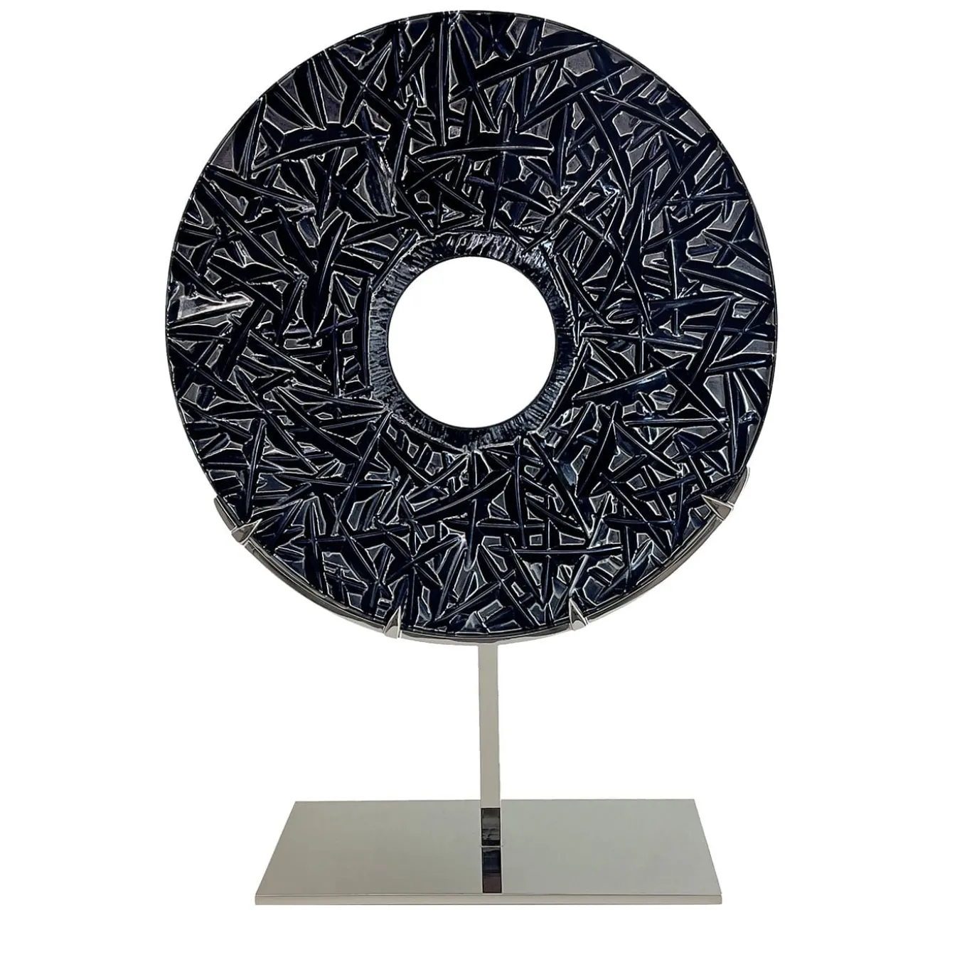 Scultura di occhi neri