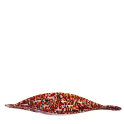 Scultura di sole rosso Onda