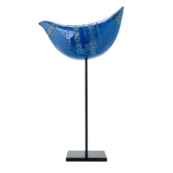 Scultura di uccelli blu di Aldo Londi