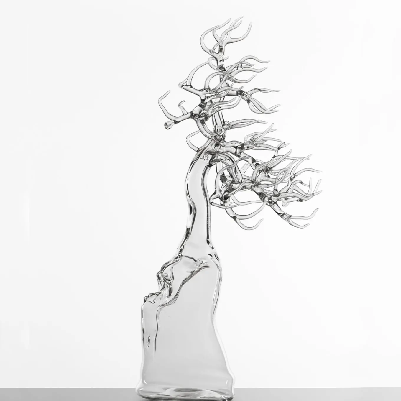 Scultura di vetro soffiato a mano Bonsai #1