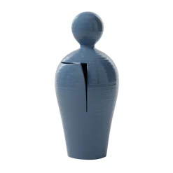 Scultura Do in Ceramica Azzura