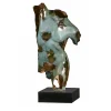 Scultura Dorso Maschile Sfrangiato in bronzo