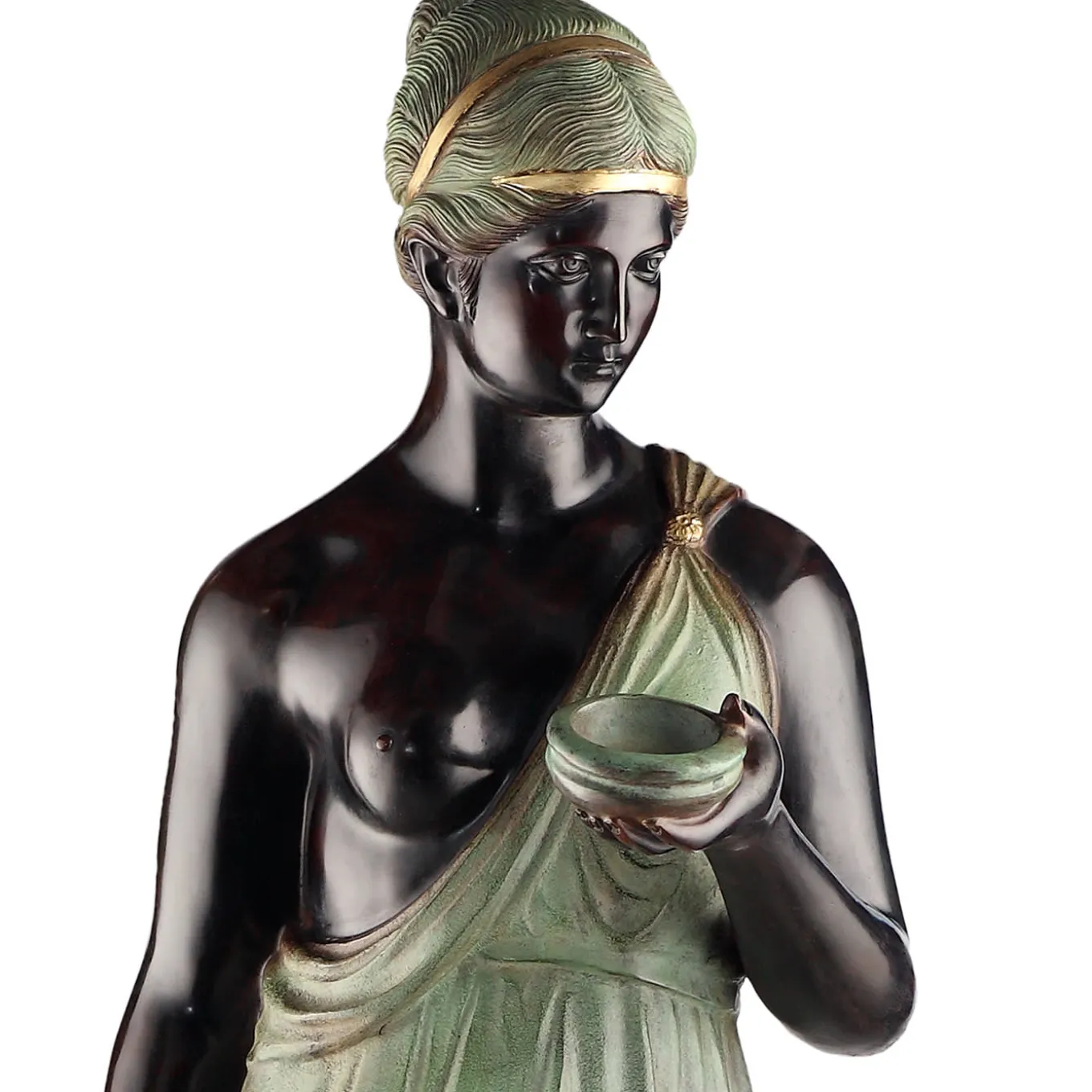 Scultura Ebe in bronzo