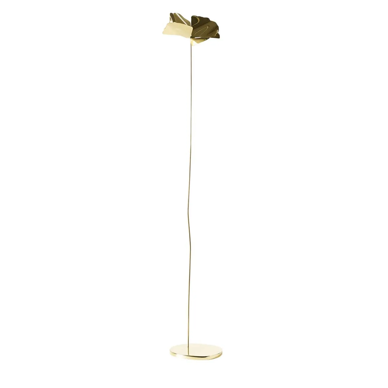 Scultura floreale in ottone Papavero