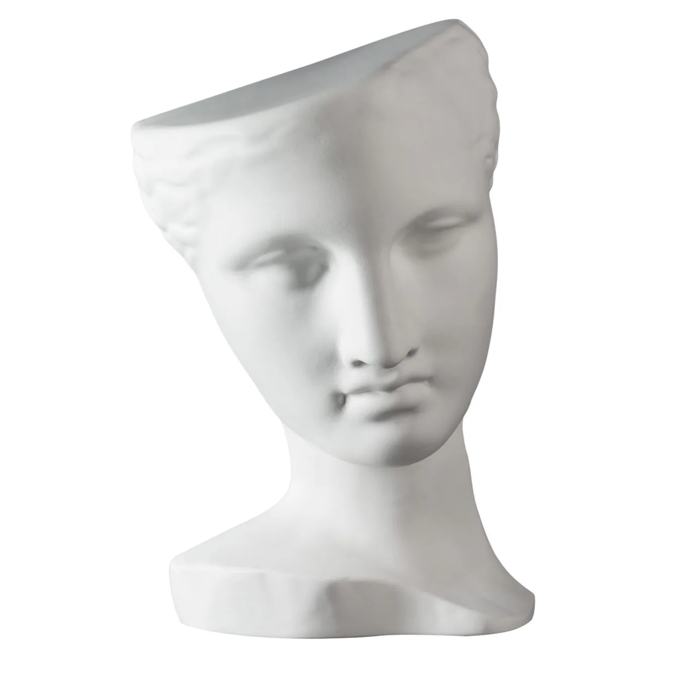 Scultura in ceramica bianca Psiche Capua