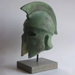 Scultura in ceramica Elmo Corinzio con base