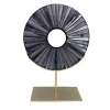 Scultura in cristallo nero Eye