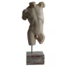 Scultura in marmo di Carrara Torso di Marte con base