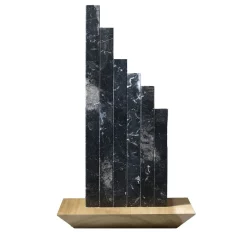 Scultura in marmo Grattacielo Nero