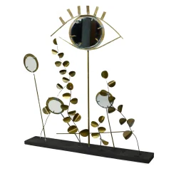 Scultura in ottone Giungla Aurea I