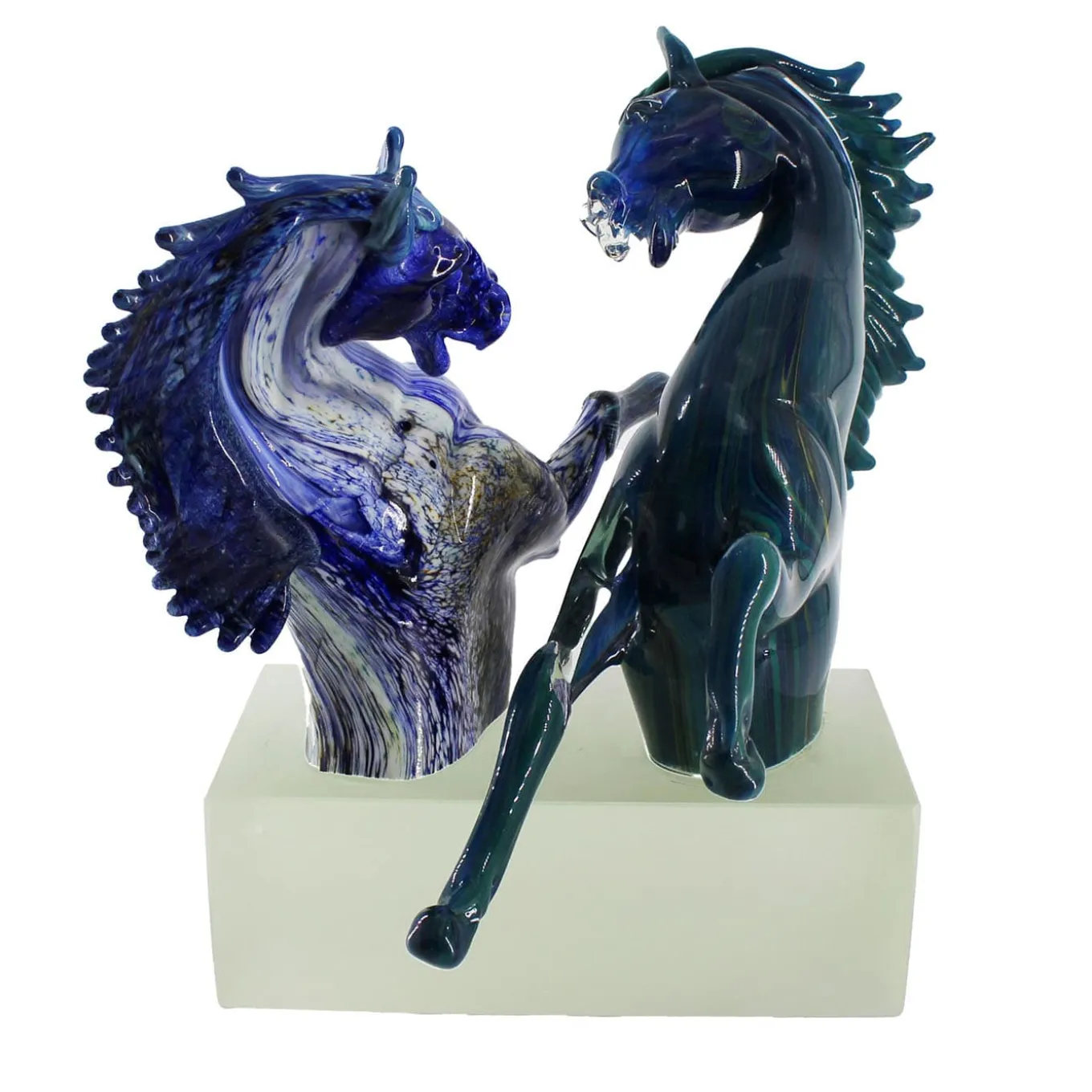 Scultura in vetro di Murano Grand Horses