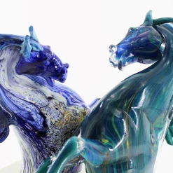 Scultura in vetro di Murano Grand Horses