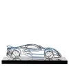 Scultura McLaren in filo metallico