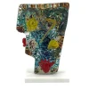 Scultura multicolore Picasso