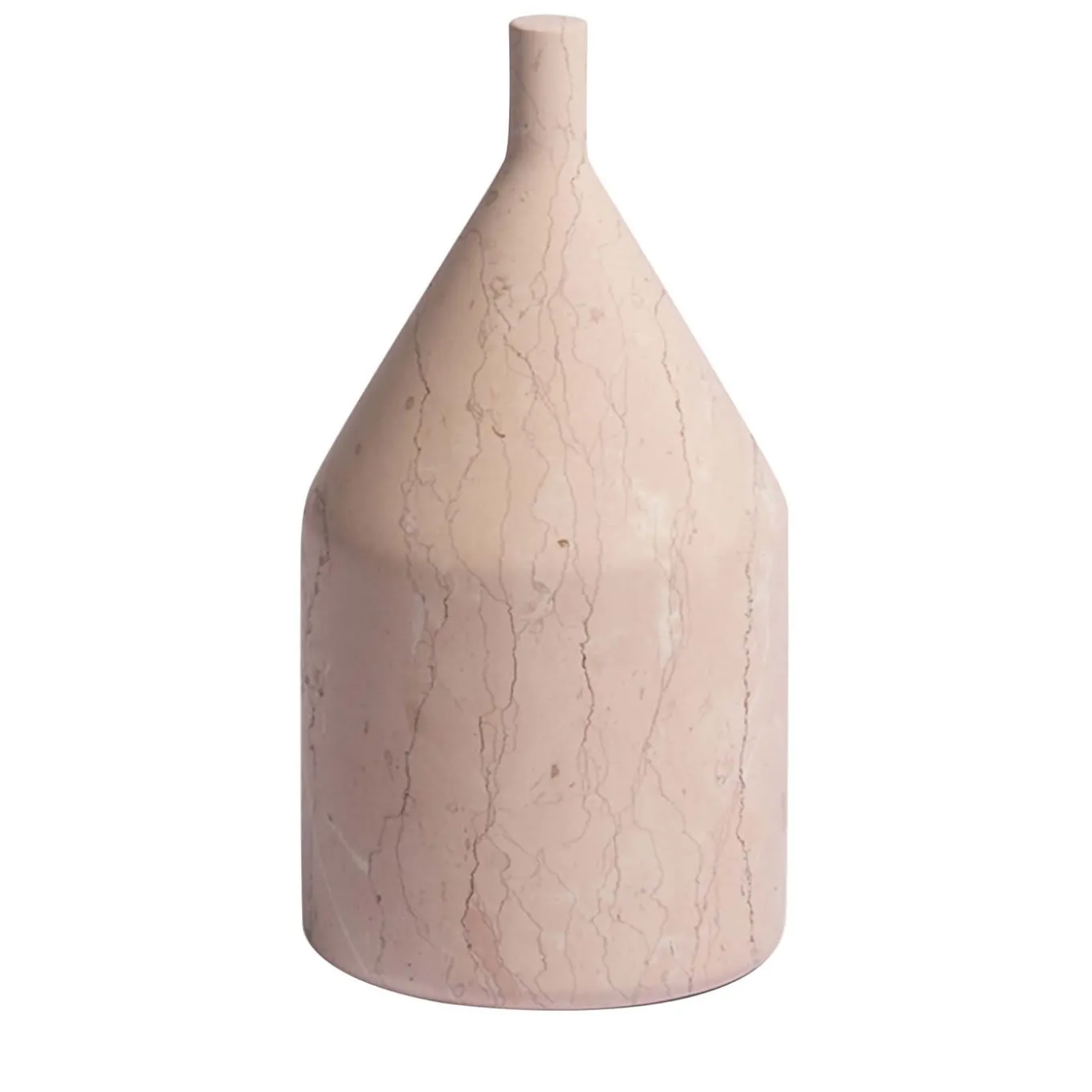 Scultura Omaggio a Morandi in marmo Rosa Perlino