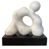 Scultura Quieto Equilibrio in Marmo Calacatta Carrara di Piero Speranza
