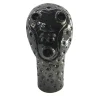 Scultura testa di scimmia nera