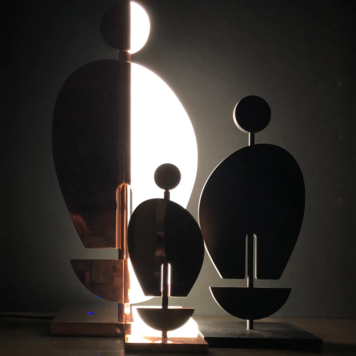 Scultura Umanoide in Ferro Ossidato