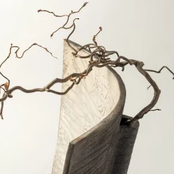 Scultura/vaso in ceramica Atmosfera Zen di Nino Basso