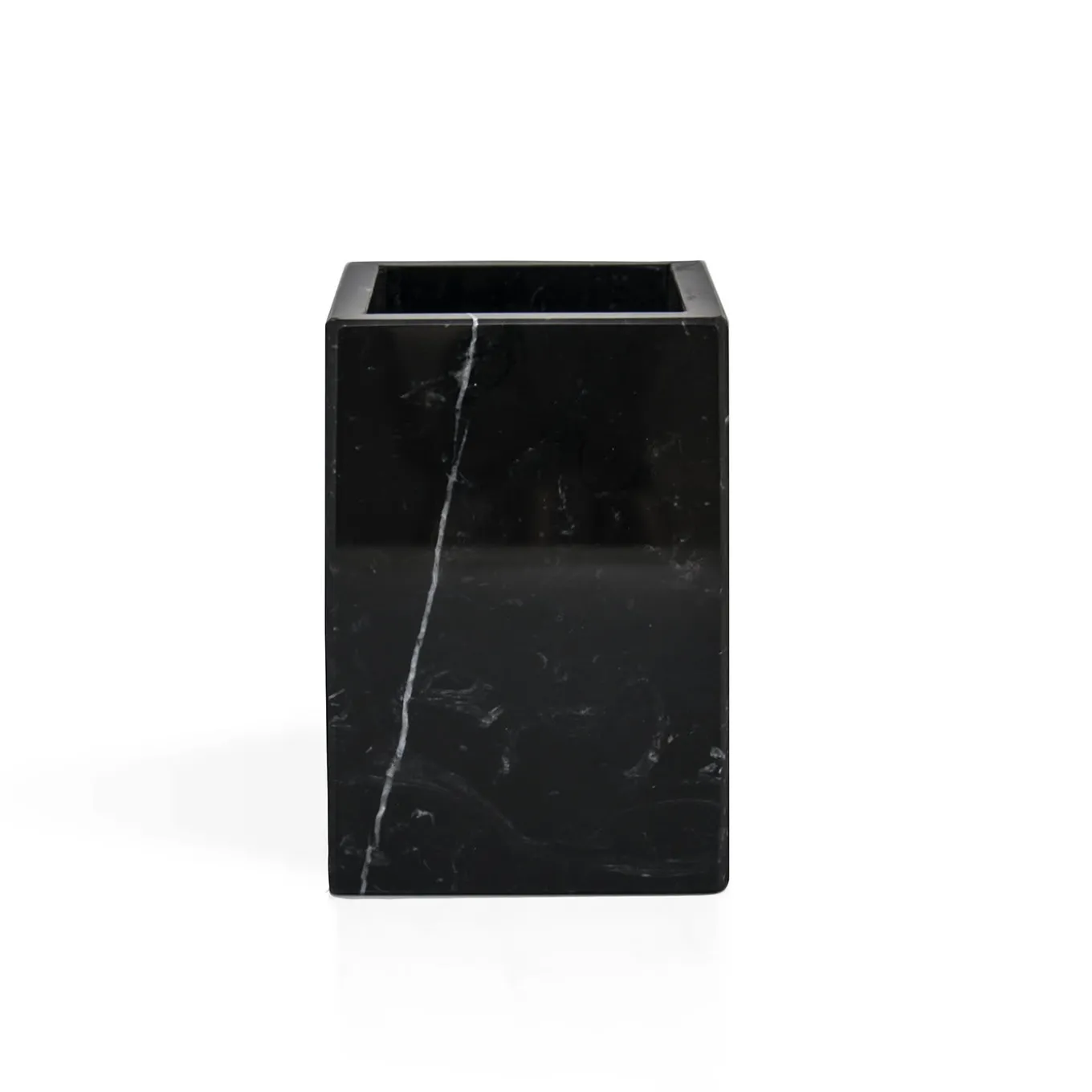 Set da bagno 4 pezzi in marmo nero