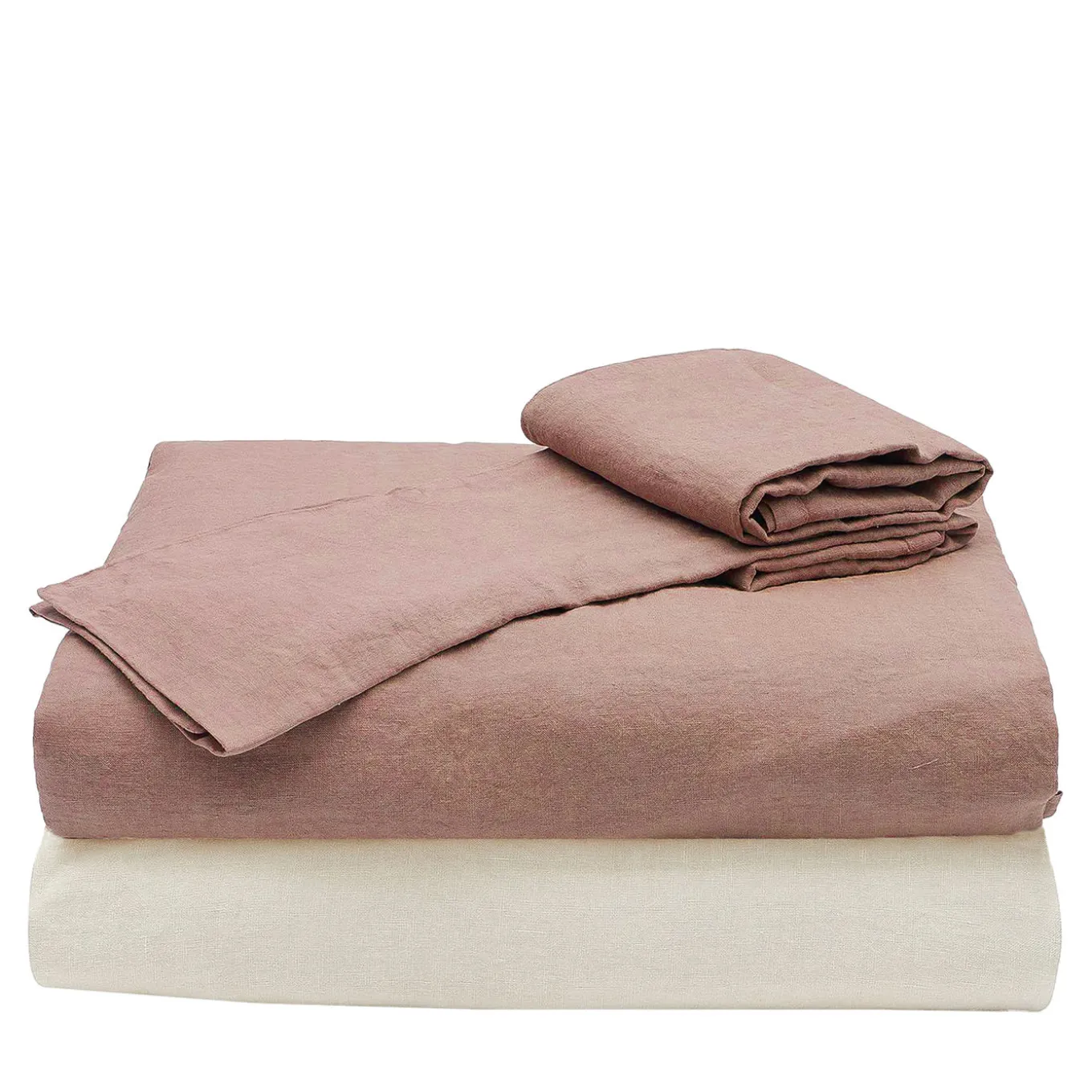 Set da letto estivo rosa vintage