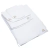 Set di 5 asciugamani crema assortiti