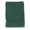 Set di 4 asciugamani in lino verde acqua