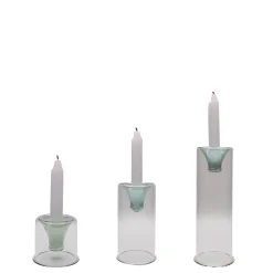 Set di 3 candelabri Tharros verdi