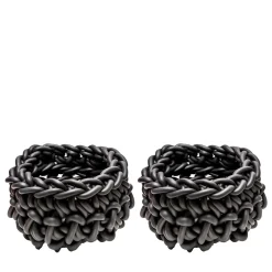 Set di 2 cestini grigi Robusto #2 di Rosanna Contadini