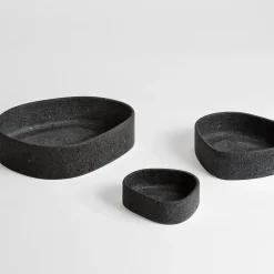 Set di 3 ciotole Egadi Black di Fabio Fazio