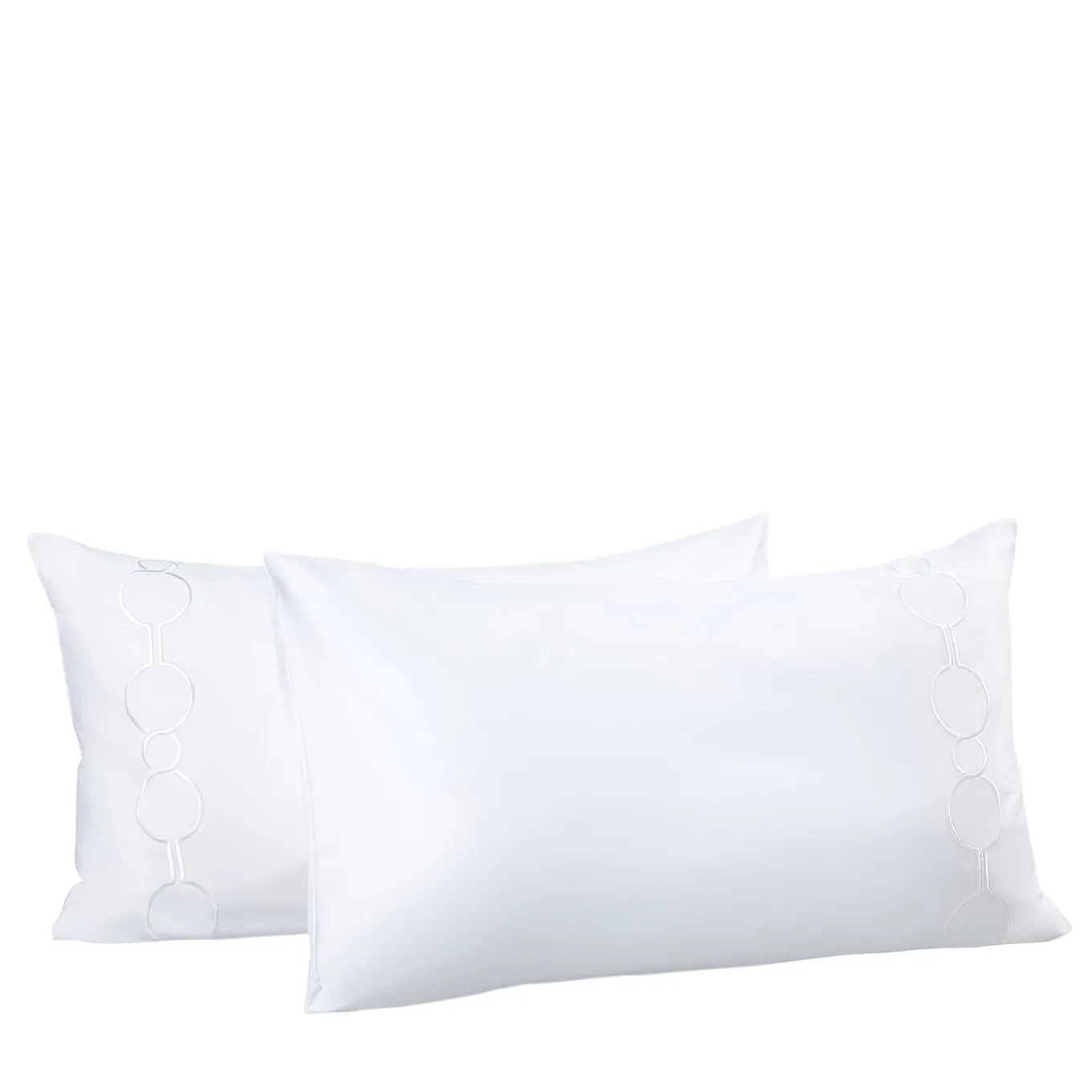 Set di 2 federe bianche Shangri-La