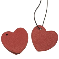 Set di 5 ornamenti per albero di Natale a forma di cuore