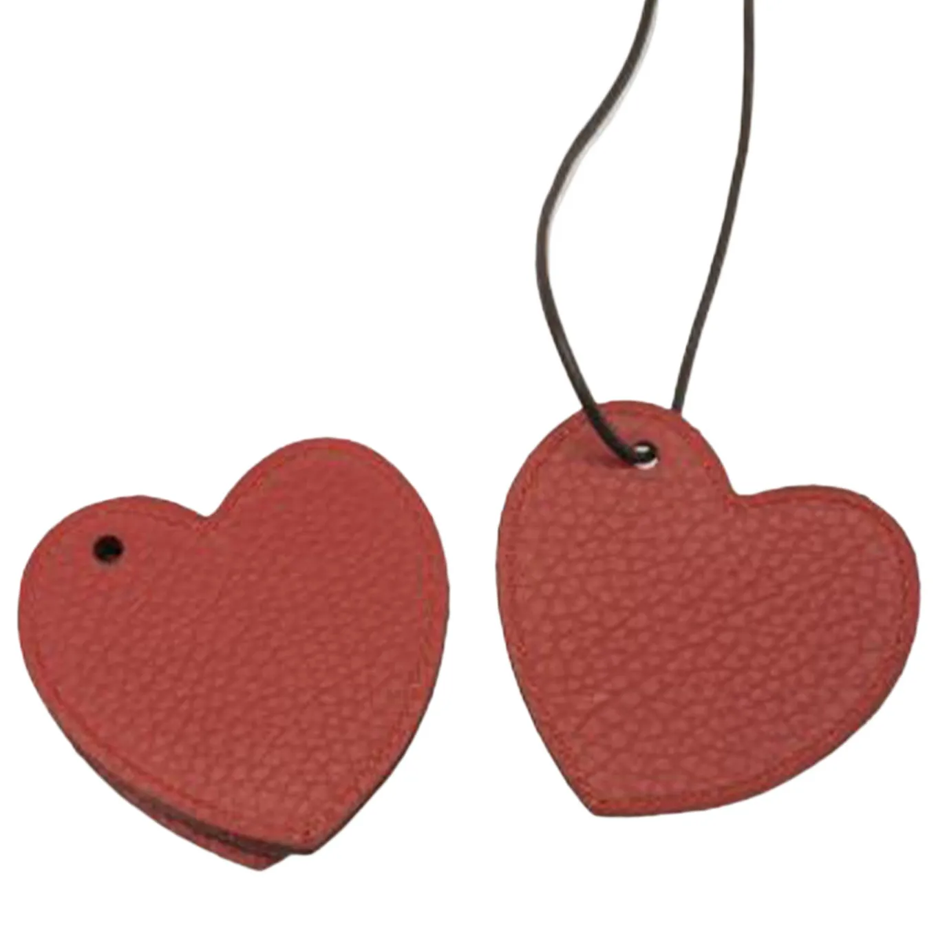 Set di 5 ornamenti per albero di Natale a forma di cuore