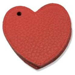 Set di 5 ornamenti per albero di Natale a forma di cuore