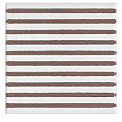 Set di 44 piastrelle bianche Solchi Tattile Lines