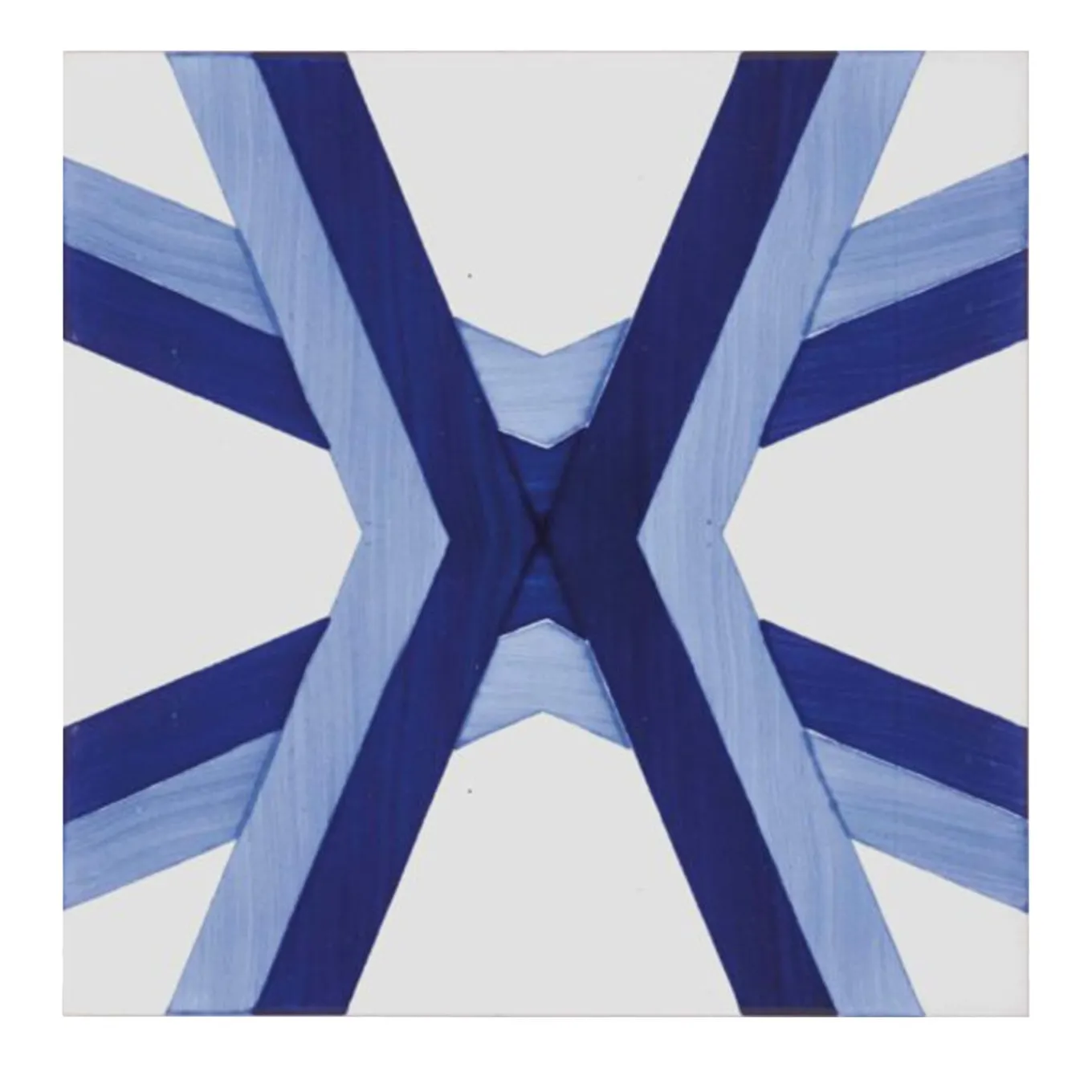 Set di 25 piastrelle blu Bauhaus Tipo 7