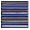 Set di 44 piastrelle blu Solchi Tattile Lines