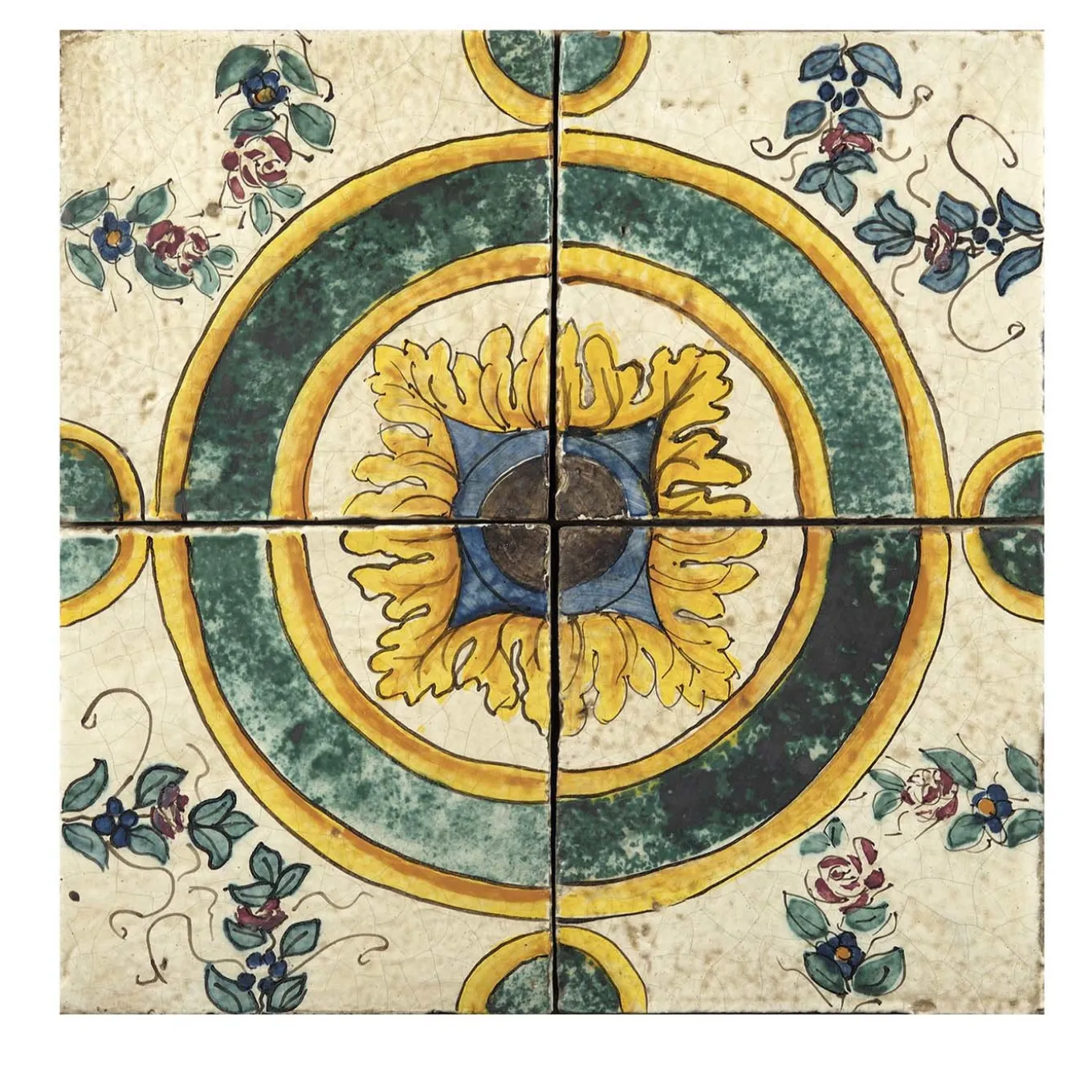 Set di 4 piastrelle Decori Modulari #9