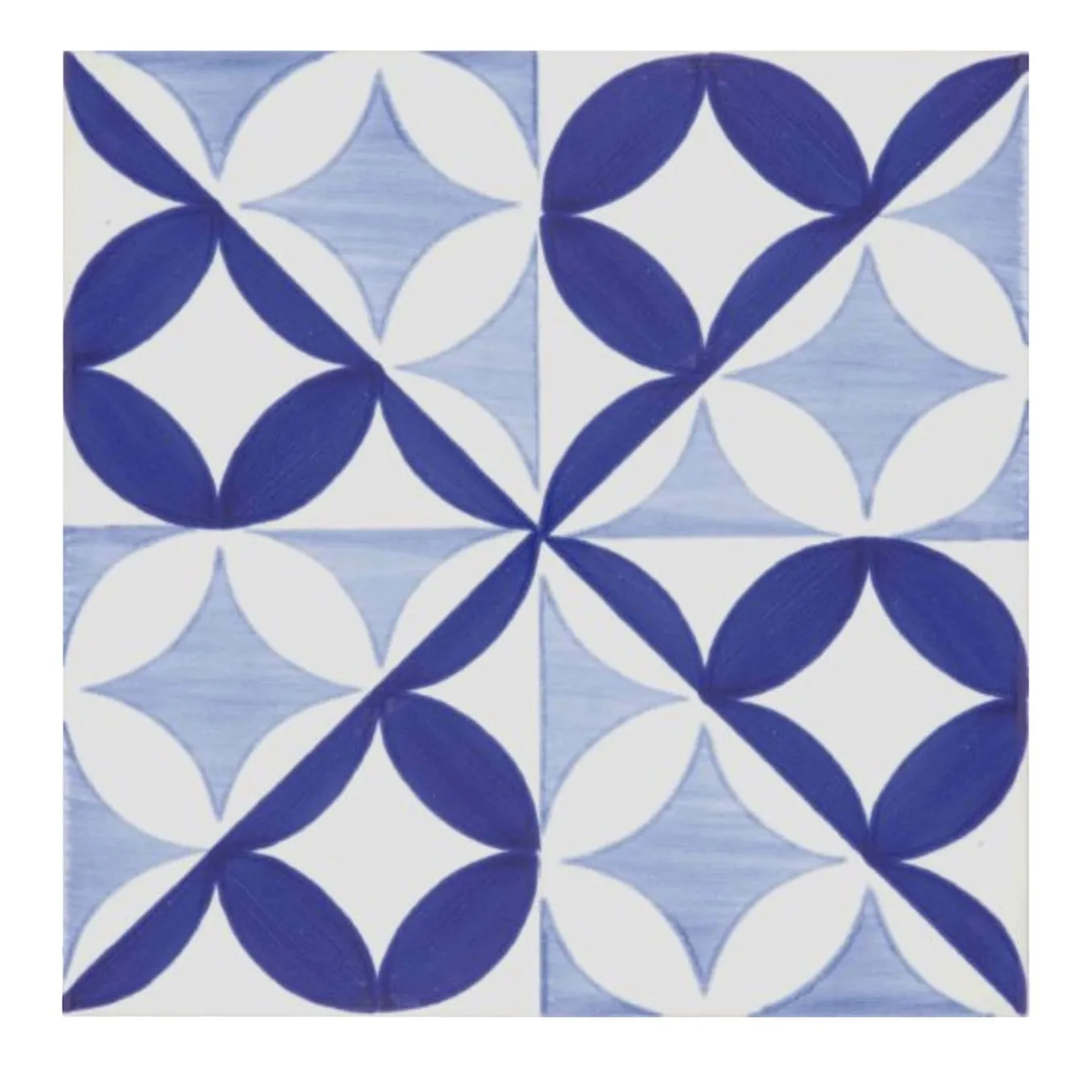 Set di 25 piastrelle di tipo 4 blu Bauhaus