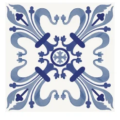 Set di 25 piastrelle MAVI Blu Tipo Mare