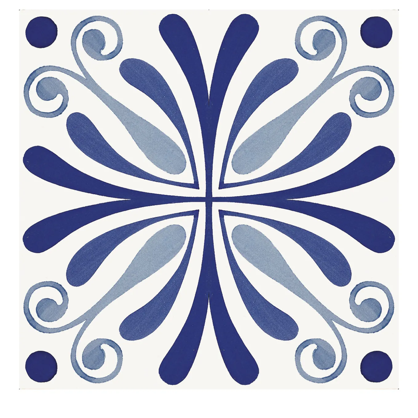 Set di 25 piastrelle MAVI Blu Tipo Riva